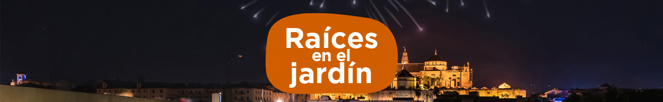 Raíces en el jardín